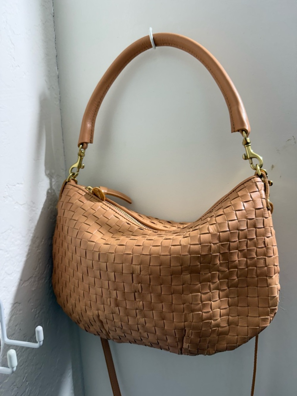 Clare V Petit Moyen Camel Leather Bag - Picture 6 of 10